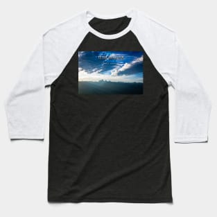 Grand Teton Mountain Range Baseball T-Shirt